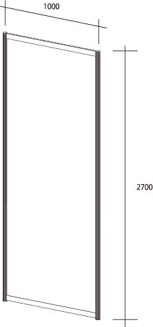 壁面パネル（白） A/B